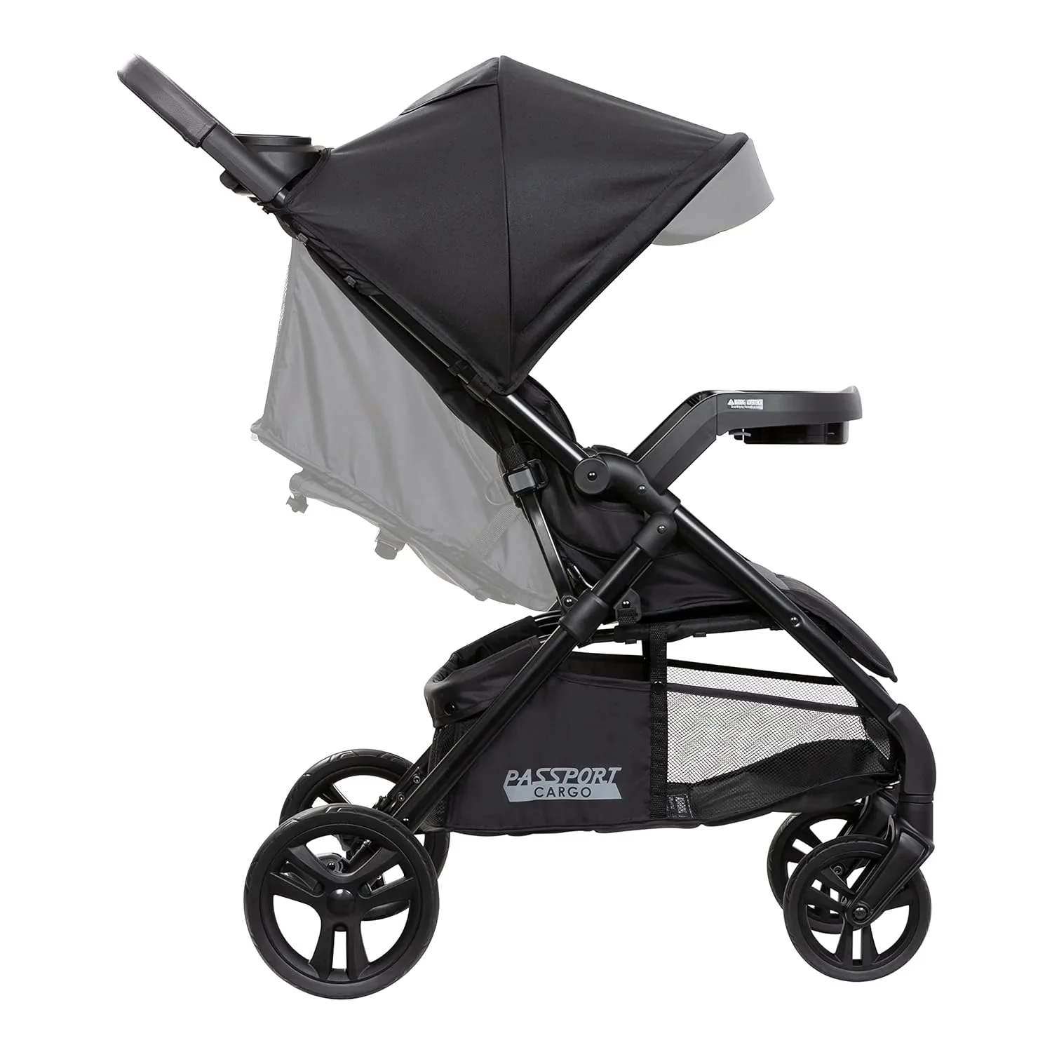 Passport Cargo Stroller with Extra Storage, Fieldstone Grey - Image 4
