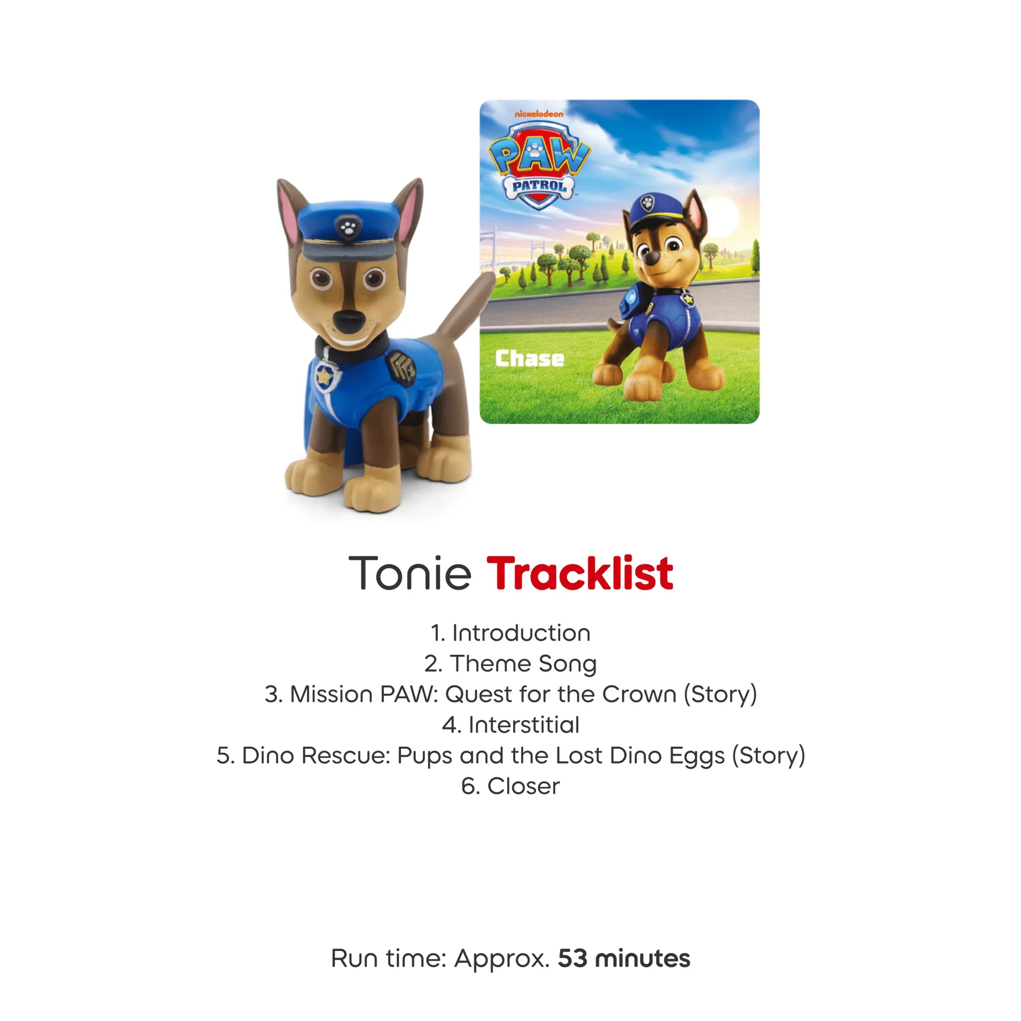PAW Patrol Chase Audio Toy Figurine - Image 2