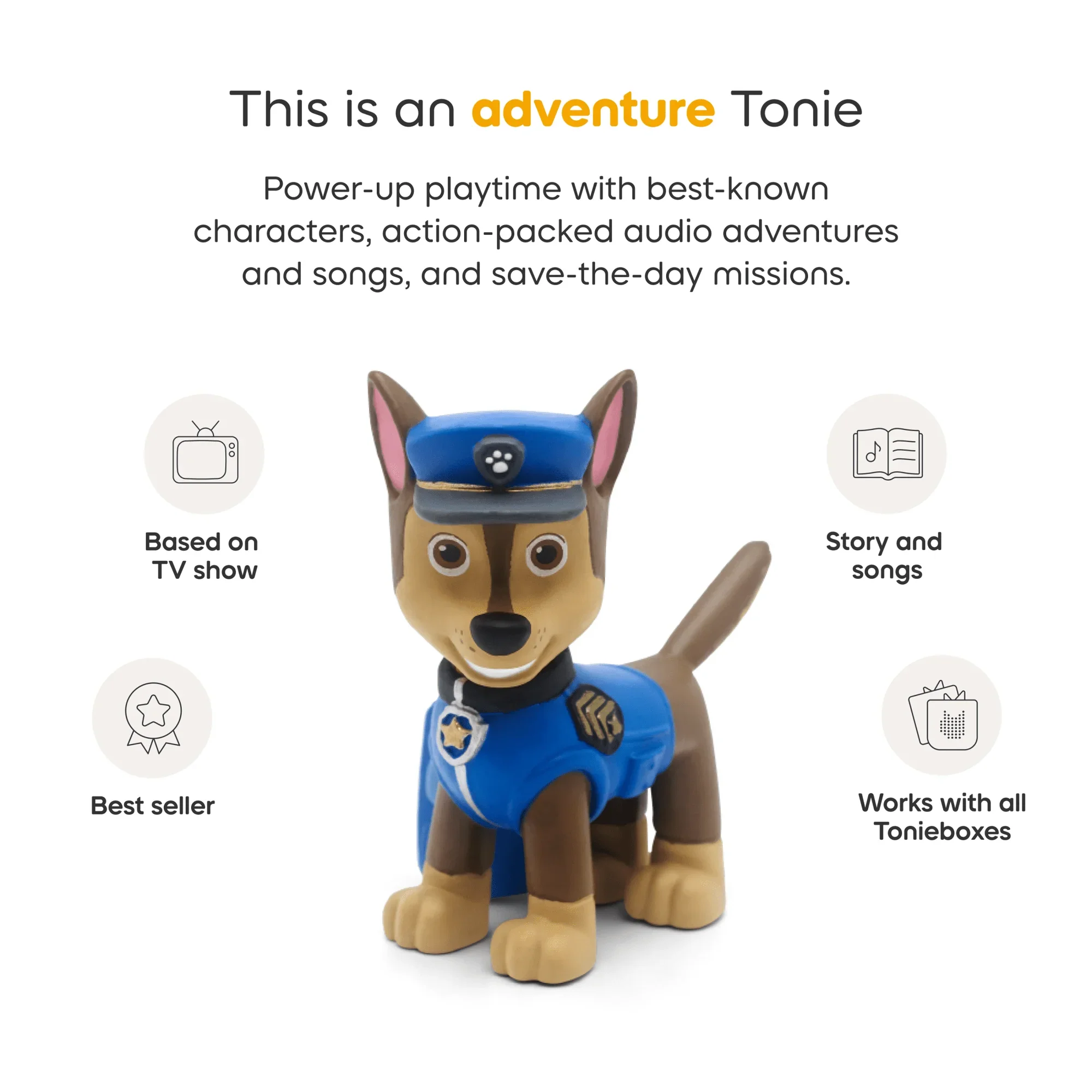 PAW Patrol Chase Audio Toy Figurine - Image 3