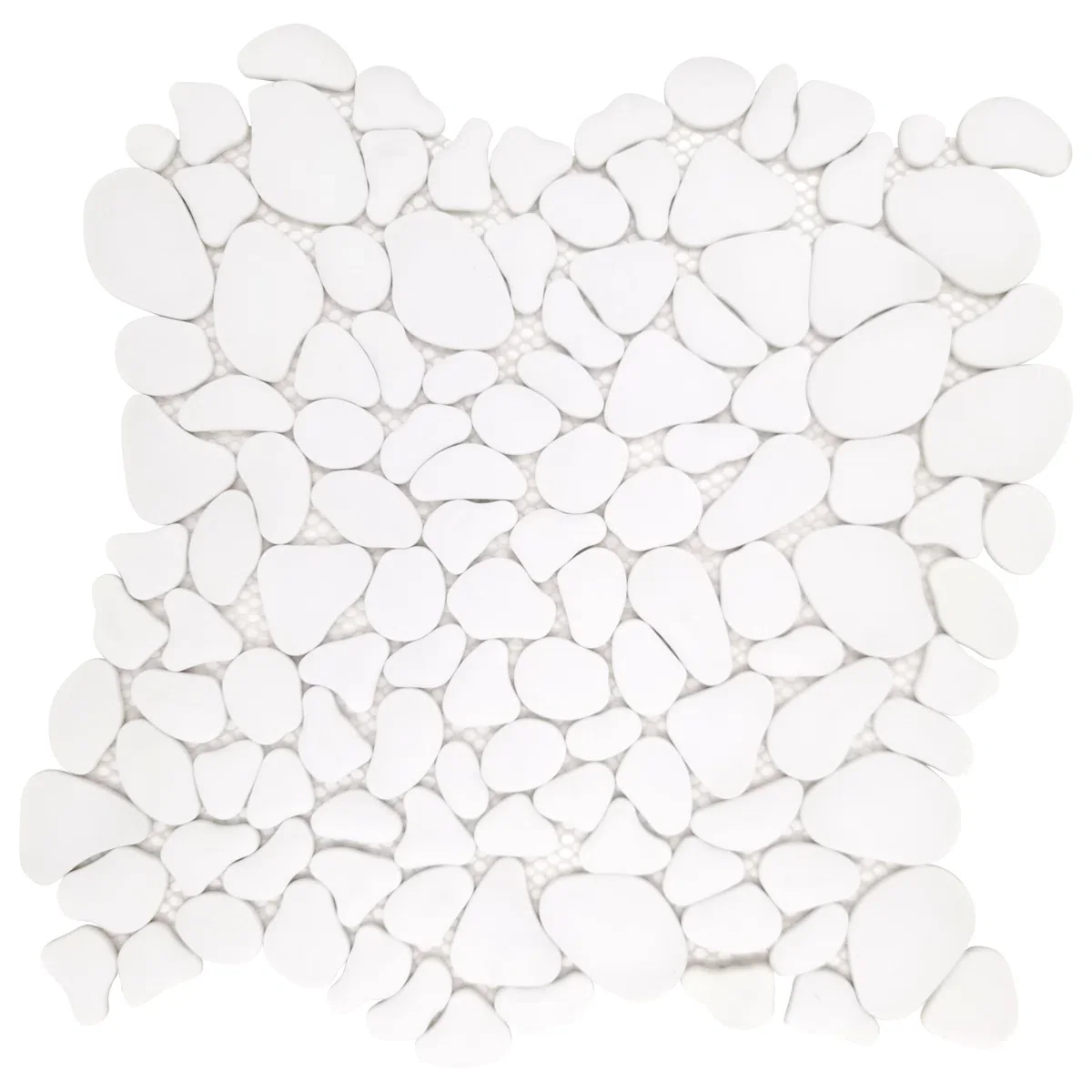 Pebble Recycled Glass Floor and Wall Mosaic Tile,