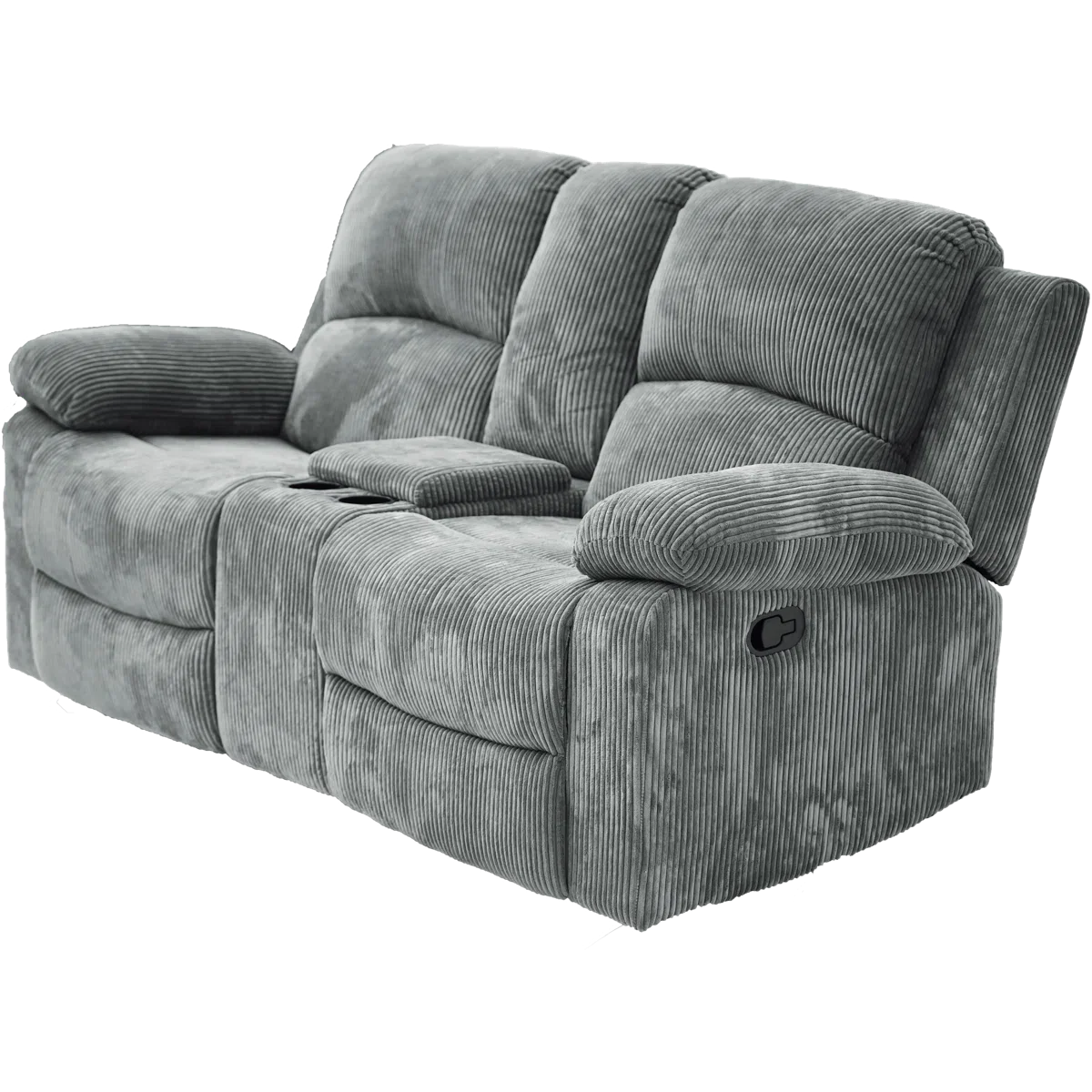 Peosta 72" Upholstered Manual Reclining Loveseat w/ Cup-holder SHOWROOM ITEM