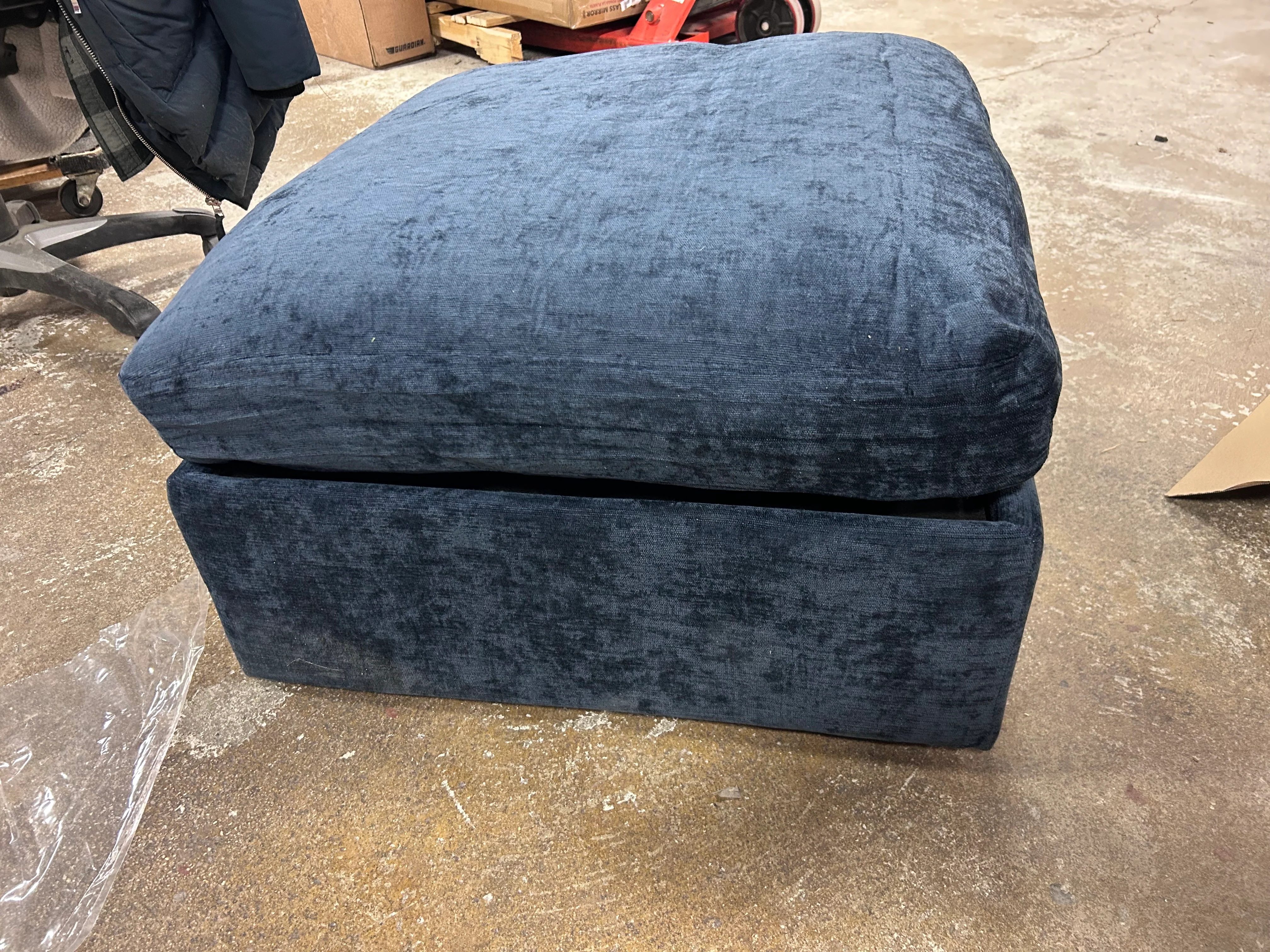 Next-Gen Nuvella Performance Fabric Oversized Accent Ottoman - Image 8