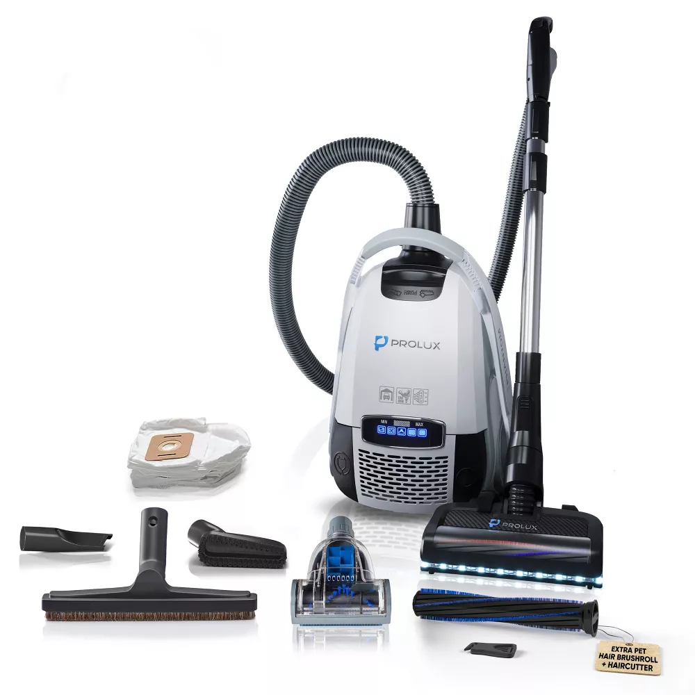 Phantom Bagged Canister Deep Cleaning PET Vacuum with Powerhead
