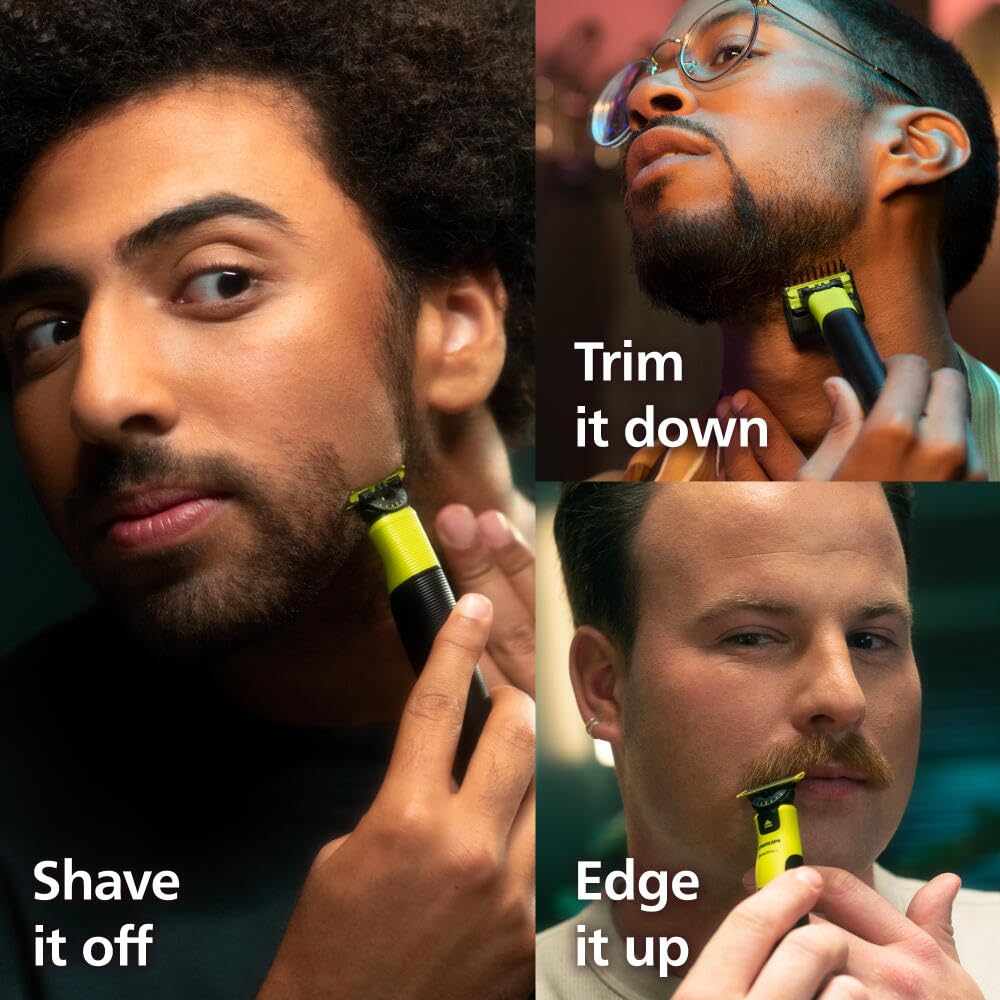 Norelco OneBlade 360 with Connectivity Hybrid Face + Body, Electric Beard Trimmer, Shaver - Image 4