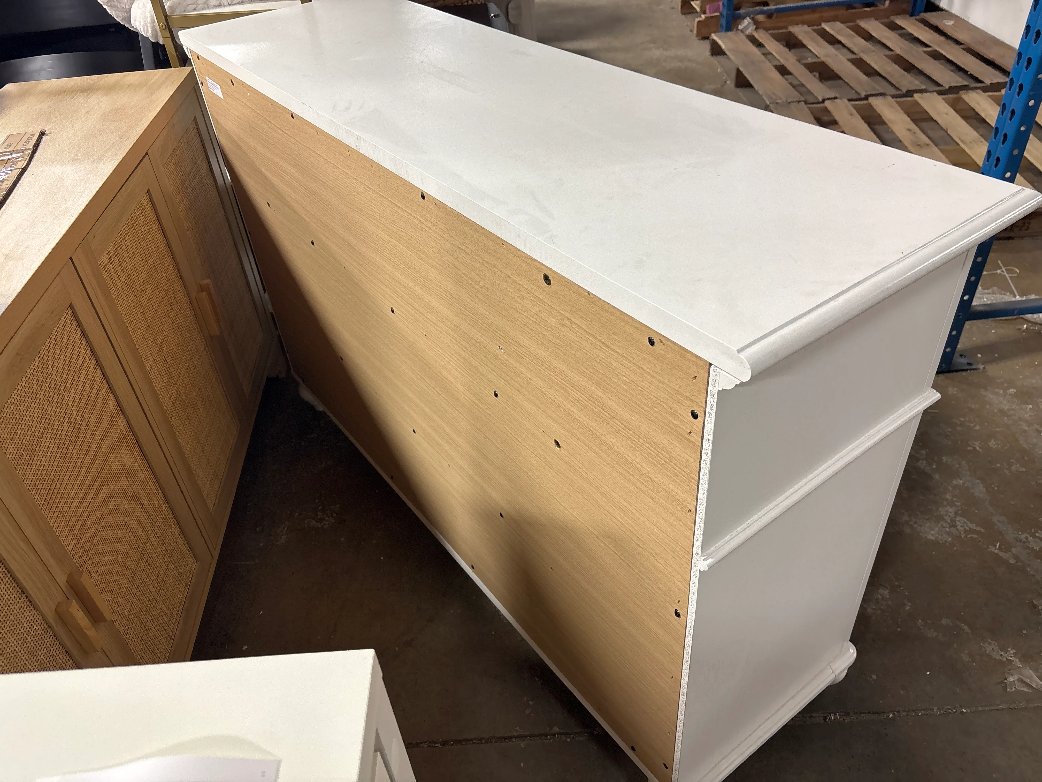 Picket House - Annie Dresser White & Crystal SHOWROOM ITEM - Image 4