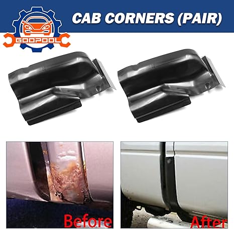 Pickup Truck Cab Corners Compatible F150 Crew Cab Corner 4 Door 2 Pcs - Image 4