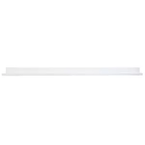 Picture Ledge Wall Shelf White - Modern Floating Photo Display, MDF Composite, Includes Mounting Hardware - Image 3