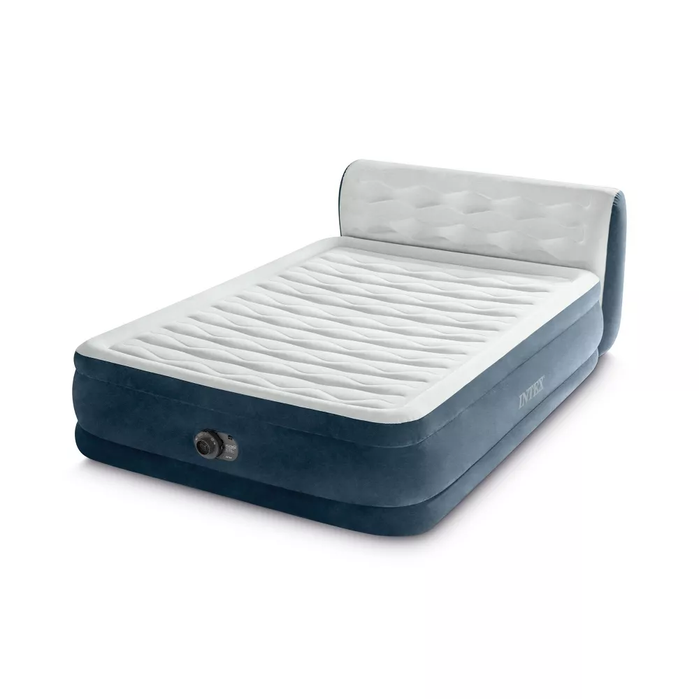 Pillow Top Air Mattress with Electric Pump and Headboard - Queen Size - Image 5