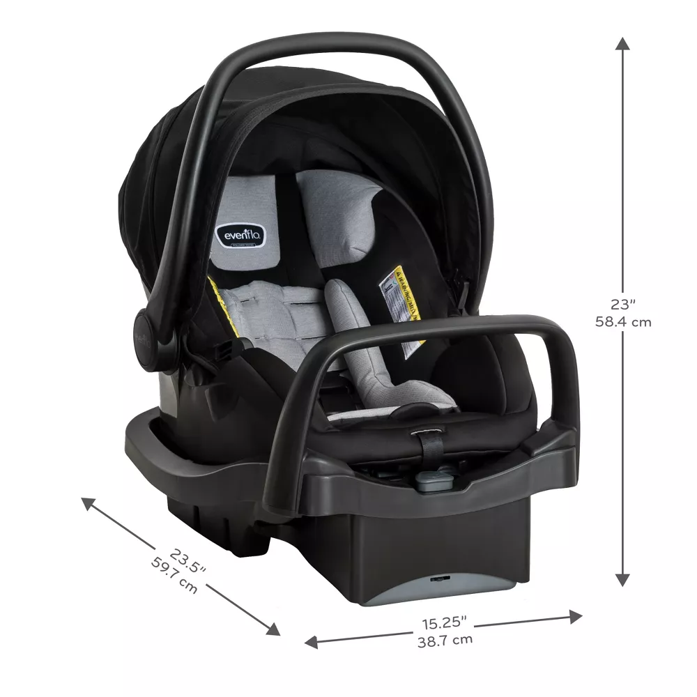 CAR SEAT & BASE ONLY - Oxford Black - Image 3