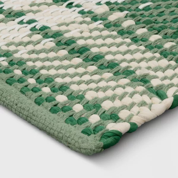 Plaid Chindi Handwoven Area Rug 4'x5'6" - Image 3