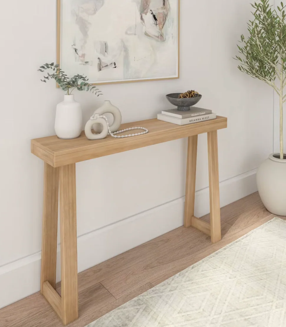 Plank+Beam 46.25” Solid Wood Console Table SHOWROOM ITEM