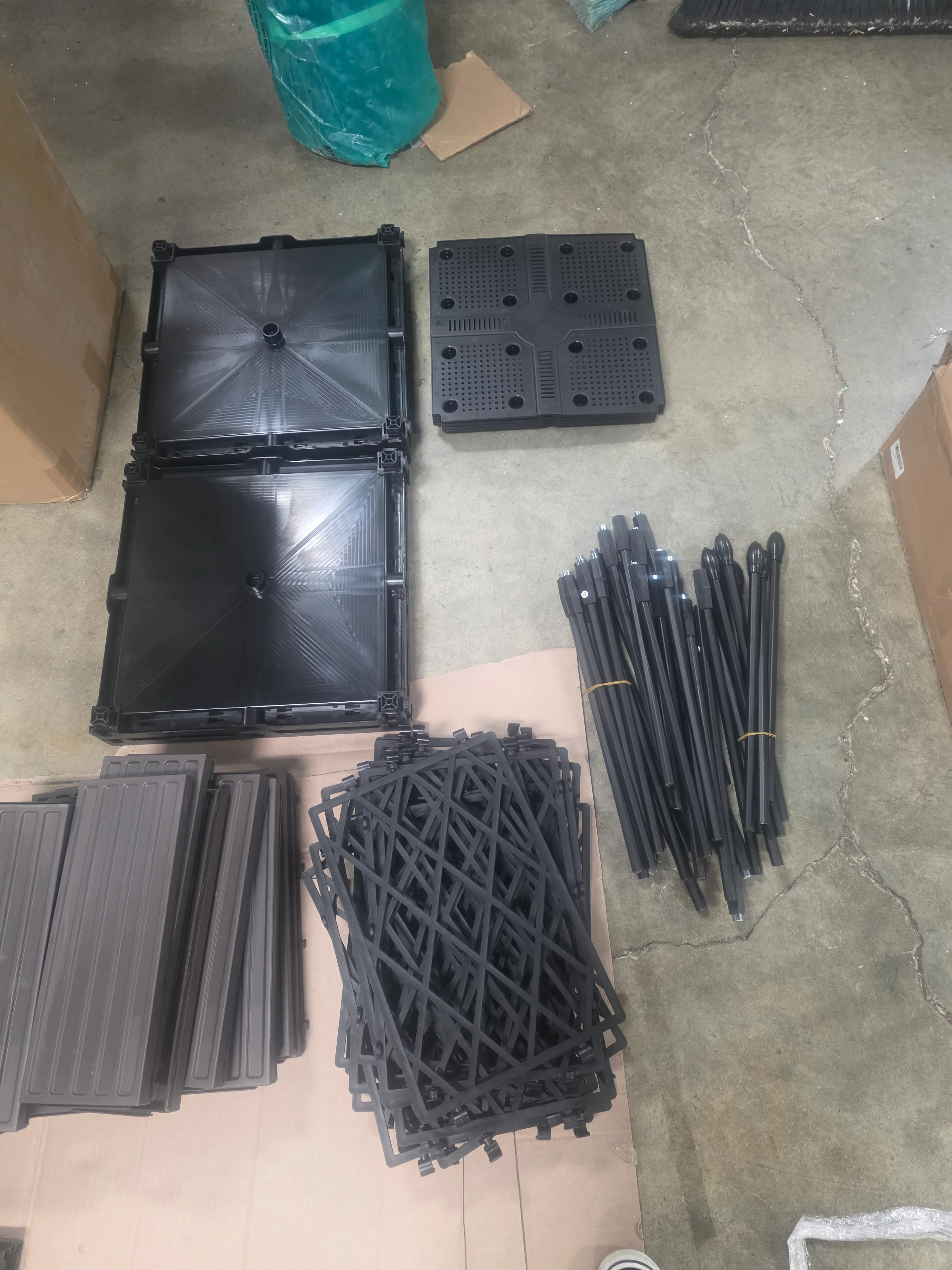 Plastic Plant Box with plastic Trellis, with Trellis Planter for Climbing Plant Outdoor Planter Box Privacy Screen, for Backyard Patio - Image 9