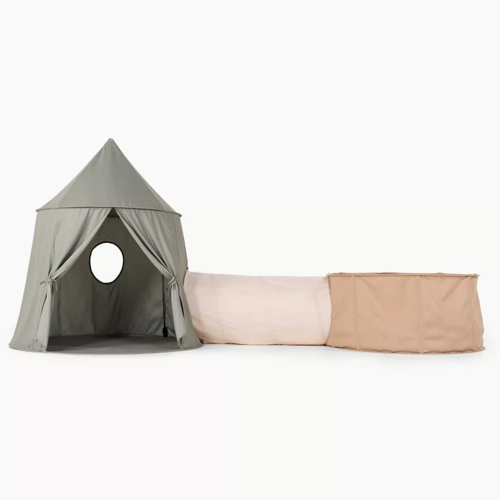Playroom Bundle Tent Tunnel and Ball Pit - Cream