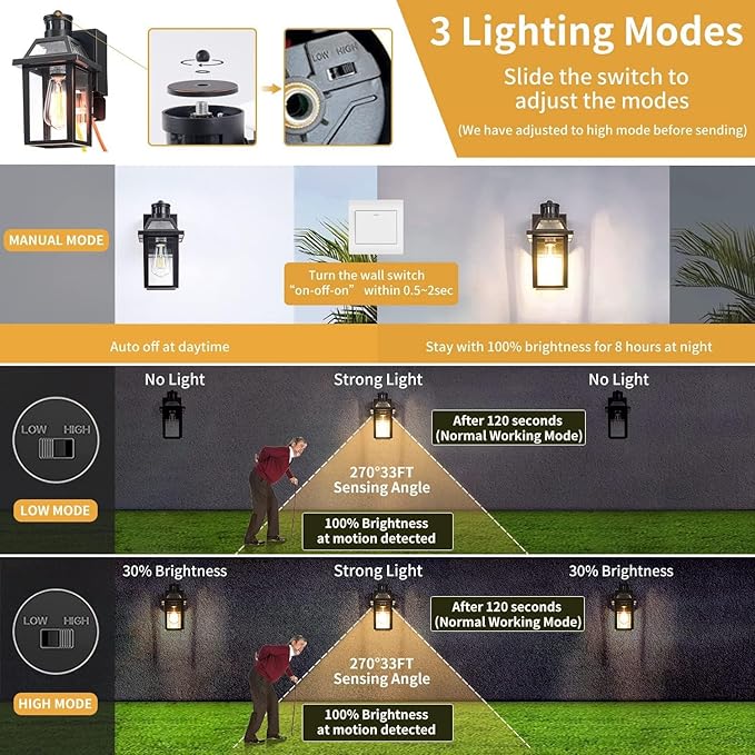 Porch Lights with GFCI Outlet - Image 4