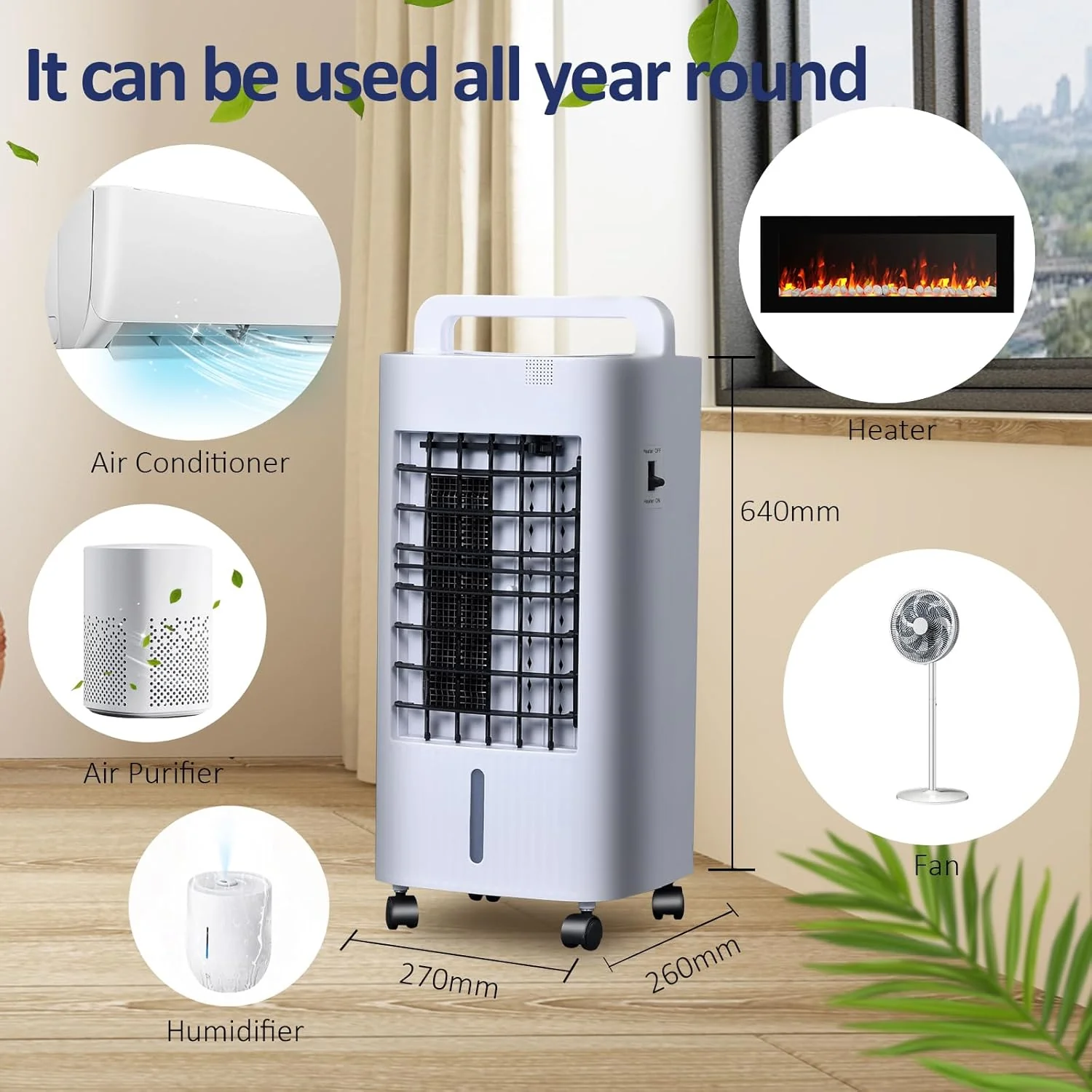 Portable Air Conditioners, Cooling Fan, Personal Evaporative Air Cooler - Image 2