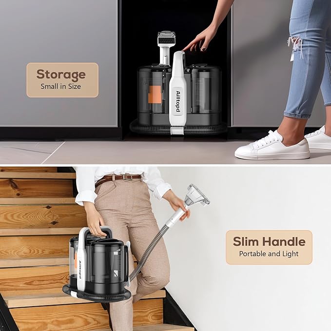 Portable Carpet & Upholstery Spot Cleaner, Powerful Suction & Spot Remover - Image 2