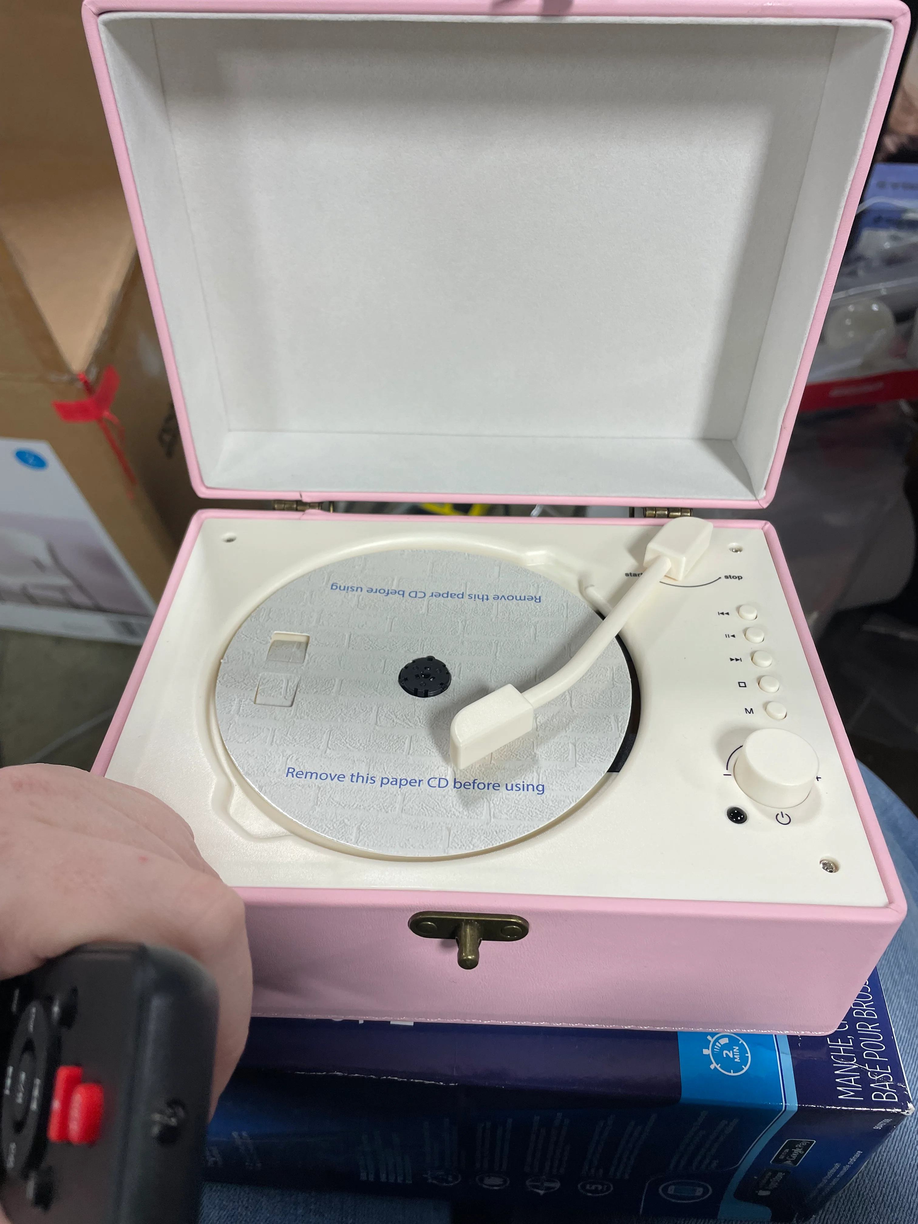 Portable CD Player Retro Suitcase - Image 8