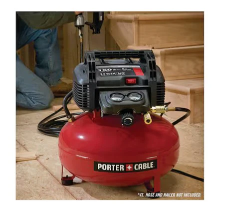 Porter + Cable Portable Electric Pancake Air Compressor - Image 3