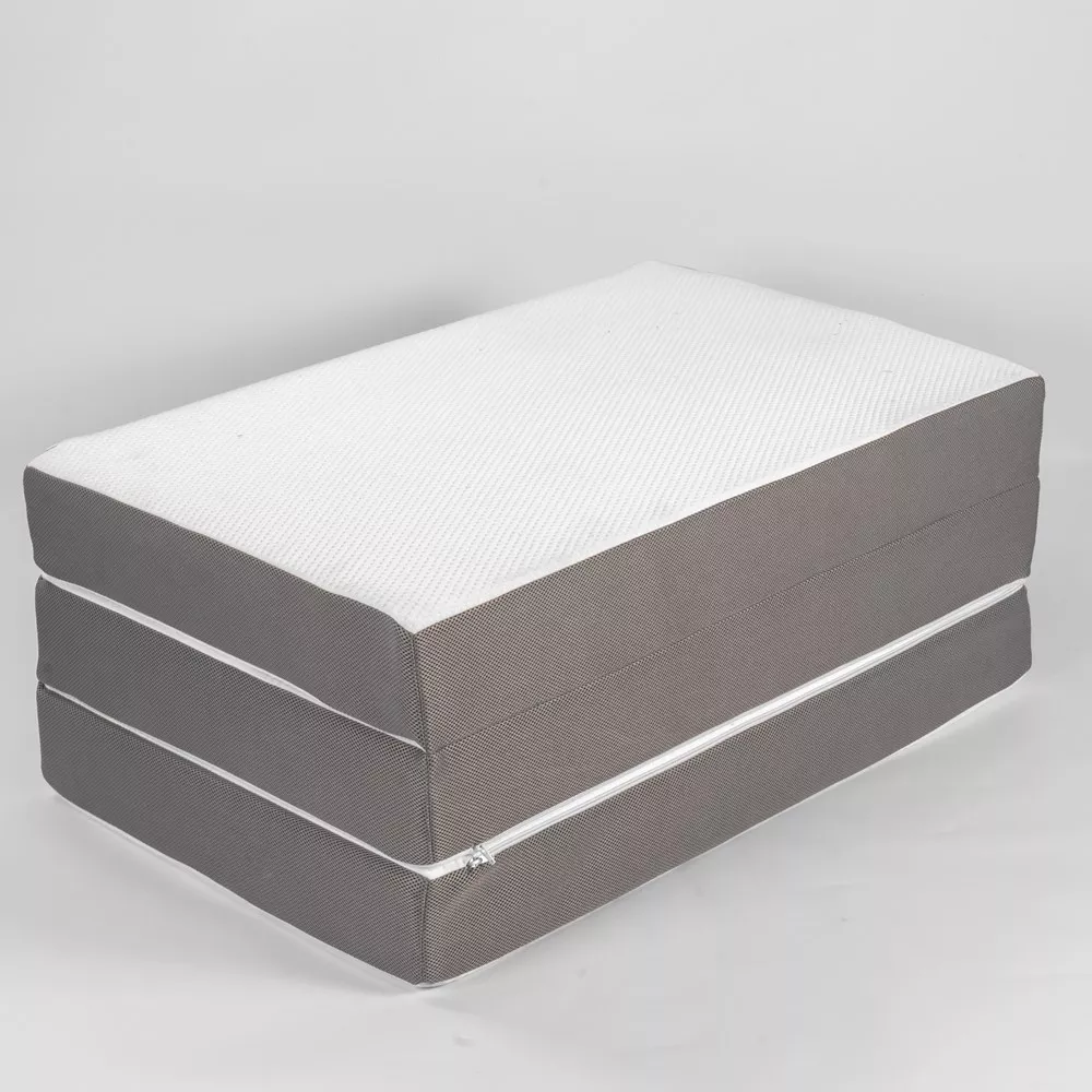 Portable Tri Folding Gel Memory Foam Mattress - Image 2