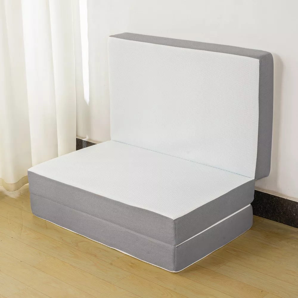 Portable Tri Folding Gel Memory Foam Mattress - Image 3