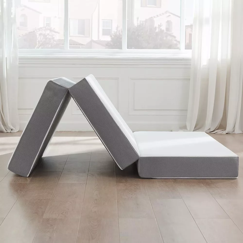 Portable Tri Folding Gel Memory Foam Mattress - Image 5