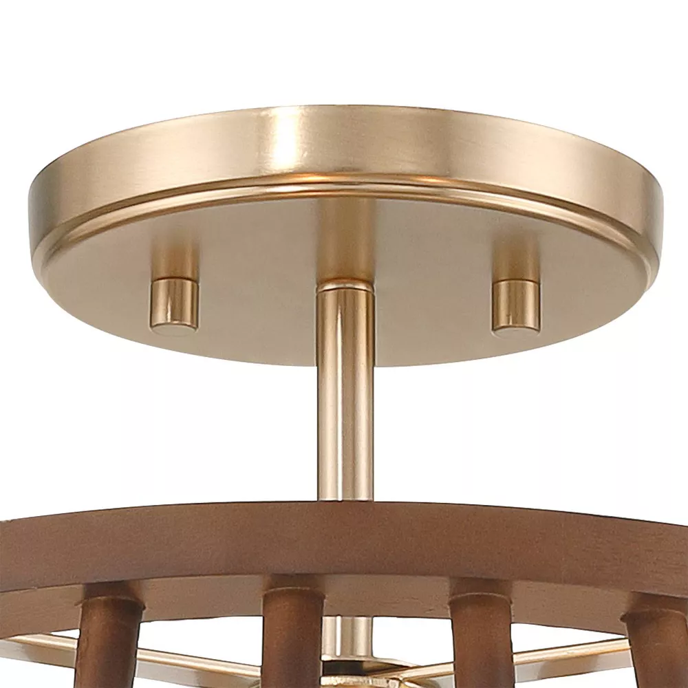 Givens Modern Semi Flush-Mount Ceiling Light Fixture - Image 3