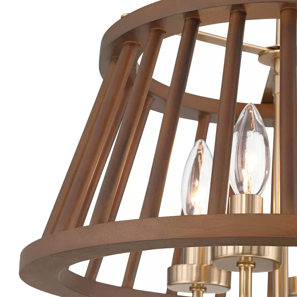 Givens Modern Semi Flush-Mount Ceiling Light Fixture - Image 4