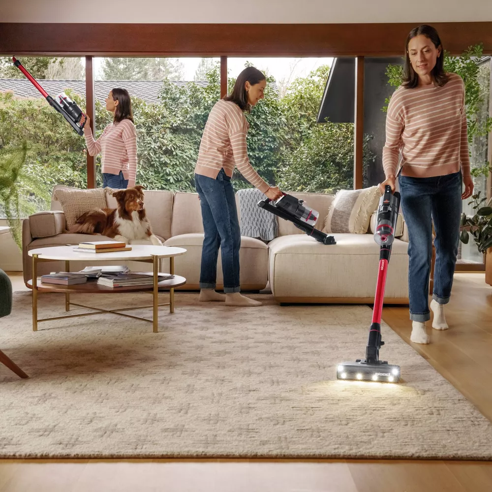 PowerClean FurGuard Rechargeable Cordless Pet Vacuum Red - Image 4