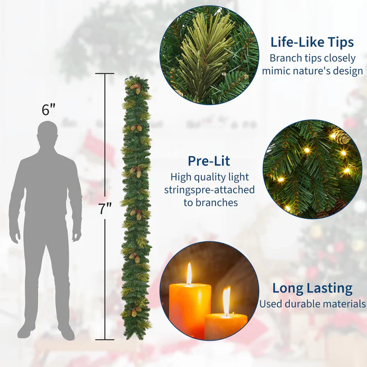 Pre-lit Christmas Decor LED Light - Image 4