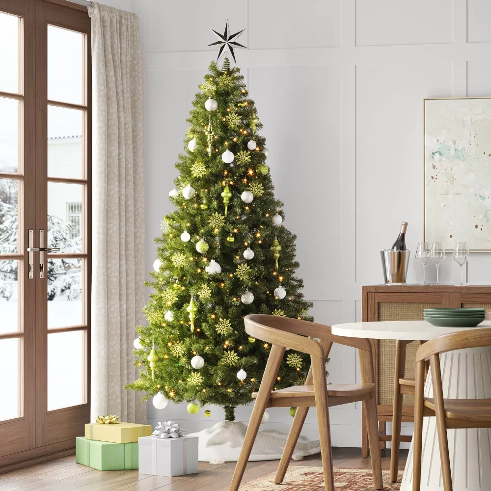 Pre-Lit LED Alberta Spruce Artificial Christmas Tree, final cut - Image 4