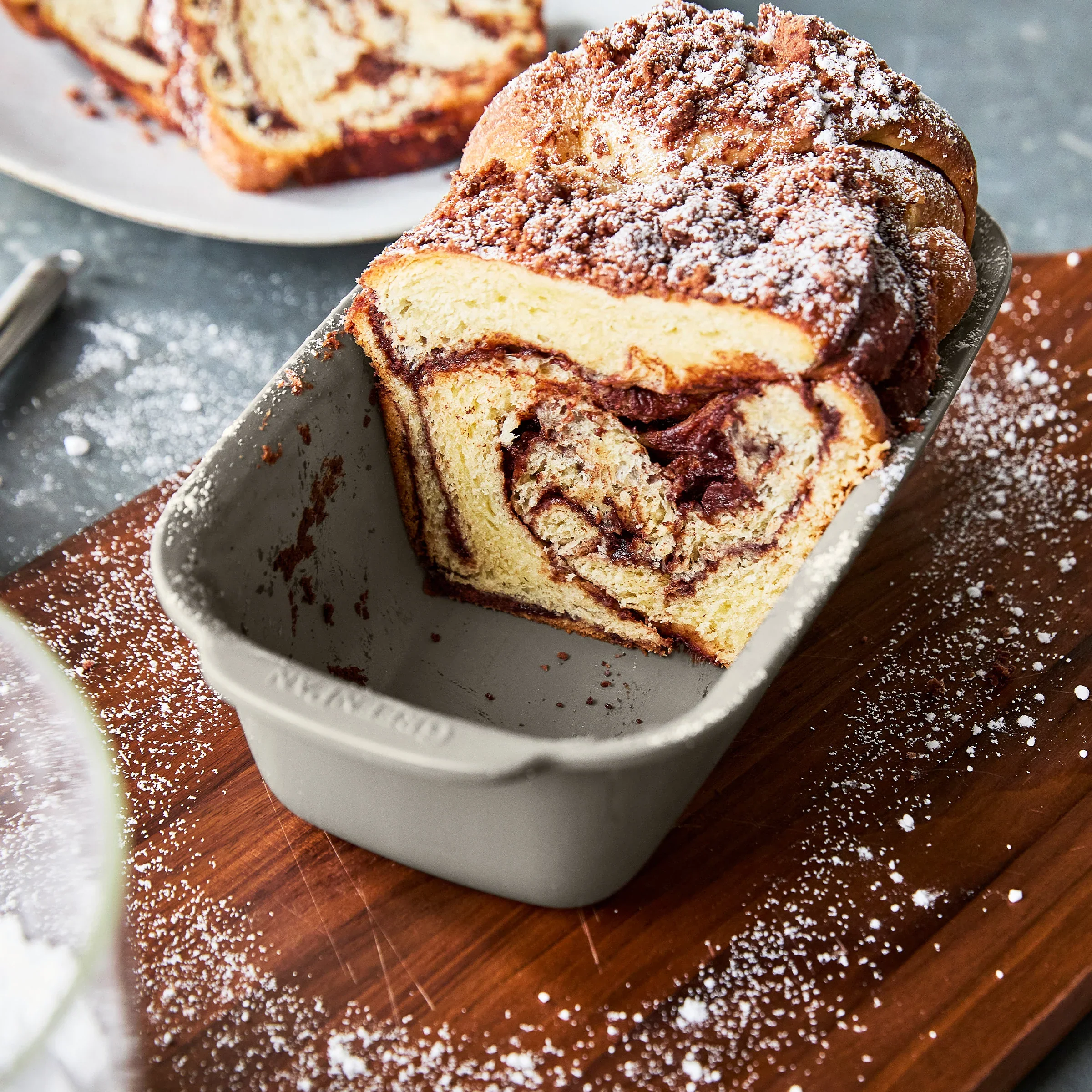 Premiere Ovenware Ceramic Nonstick Loaf Pan | Taupe - Image 2