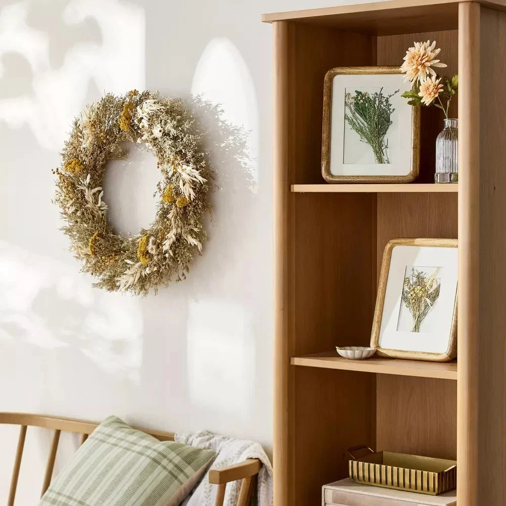 Preserved Spring Grass and Flower Wreath, final cut - Image 3