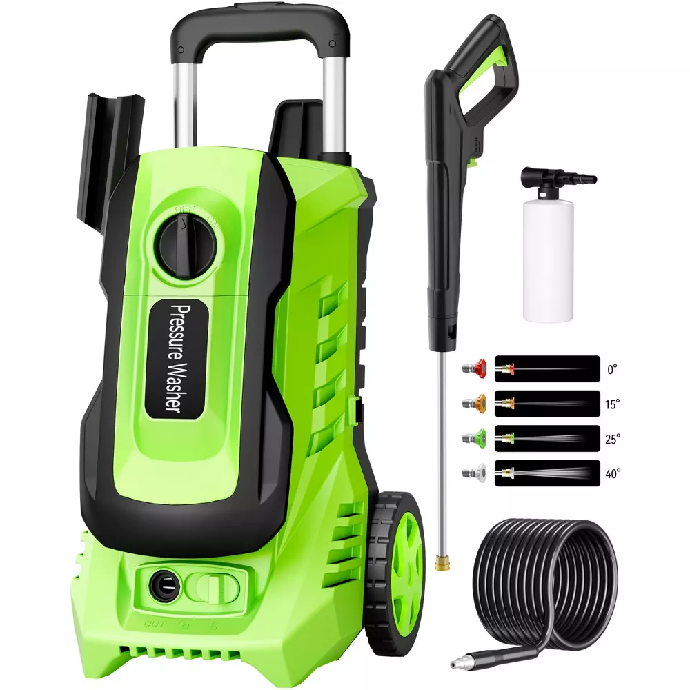 PRESSURE WASHER BASE ONLY, Green,