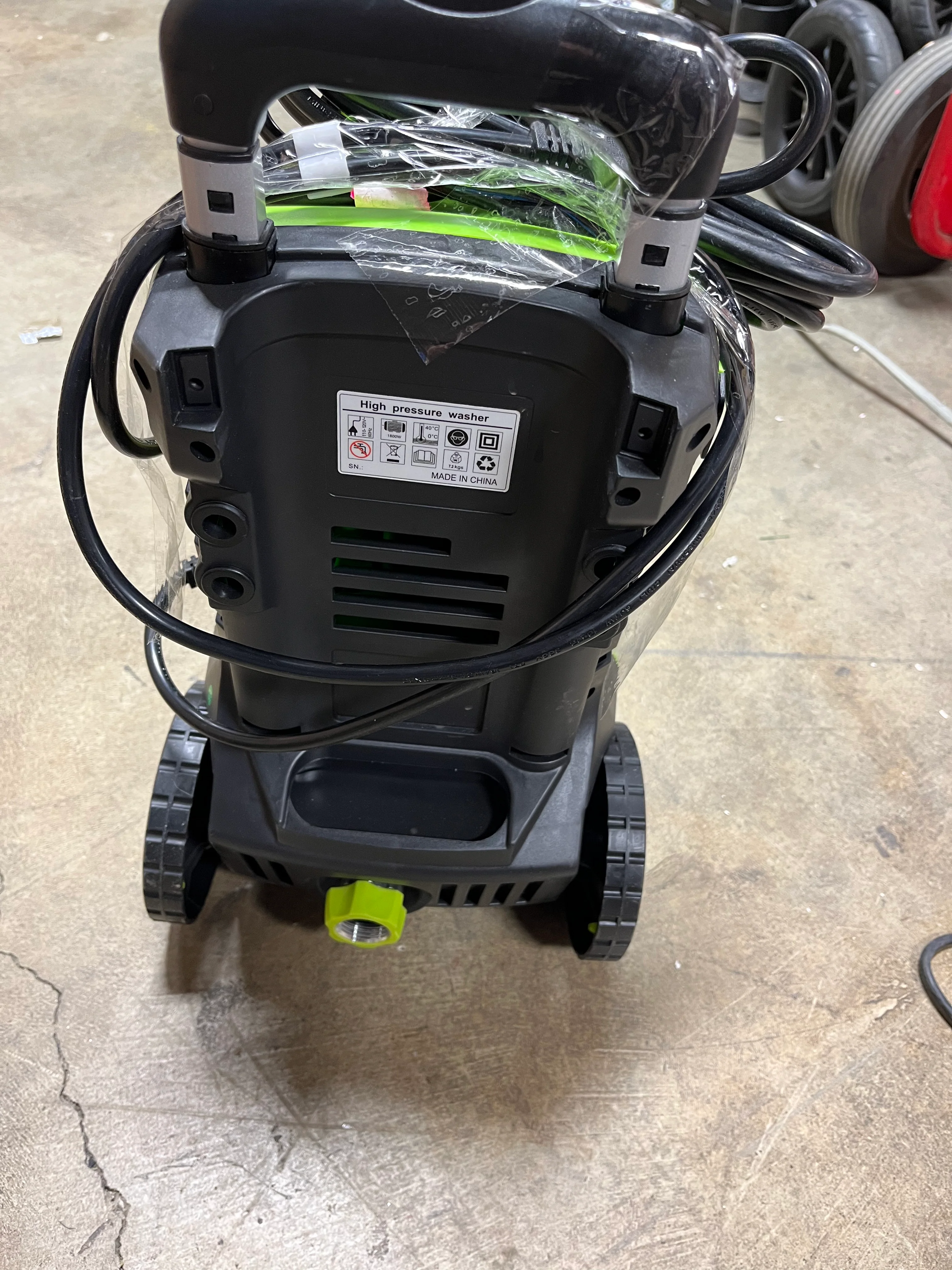 PRESSURE WASHER BASE ONLY, Green, - Image 7