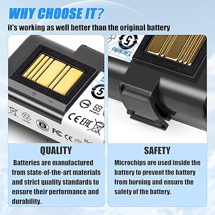 Printer battery Replacement Set of 3 - Image 2