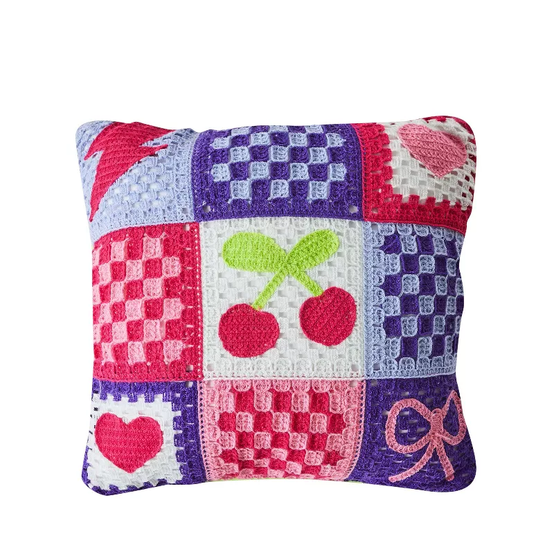 Prism Crochet Icon Decorative Pillow SHOWROOM ITEM