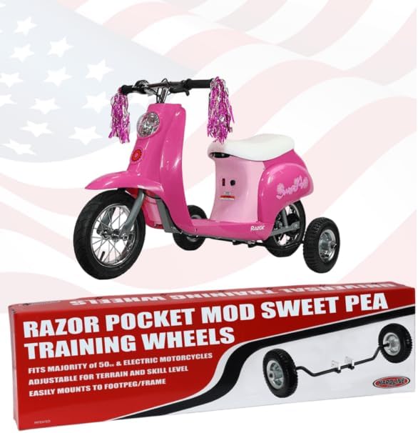Wheels for Tots Training Wheels for Razor Pocket Mod Scooter - Image 3