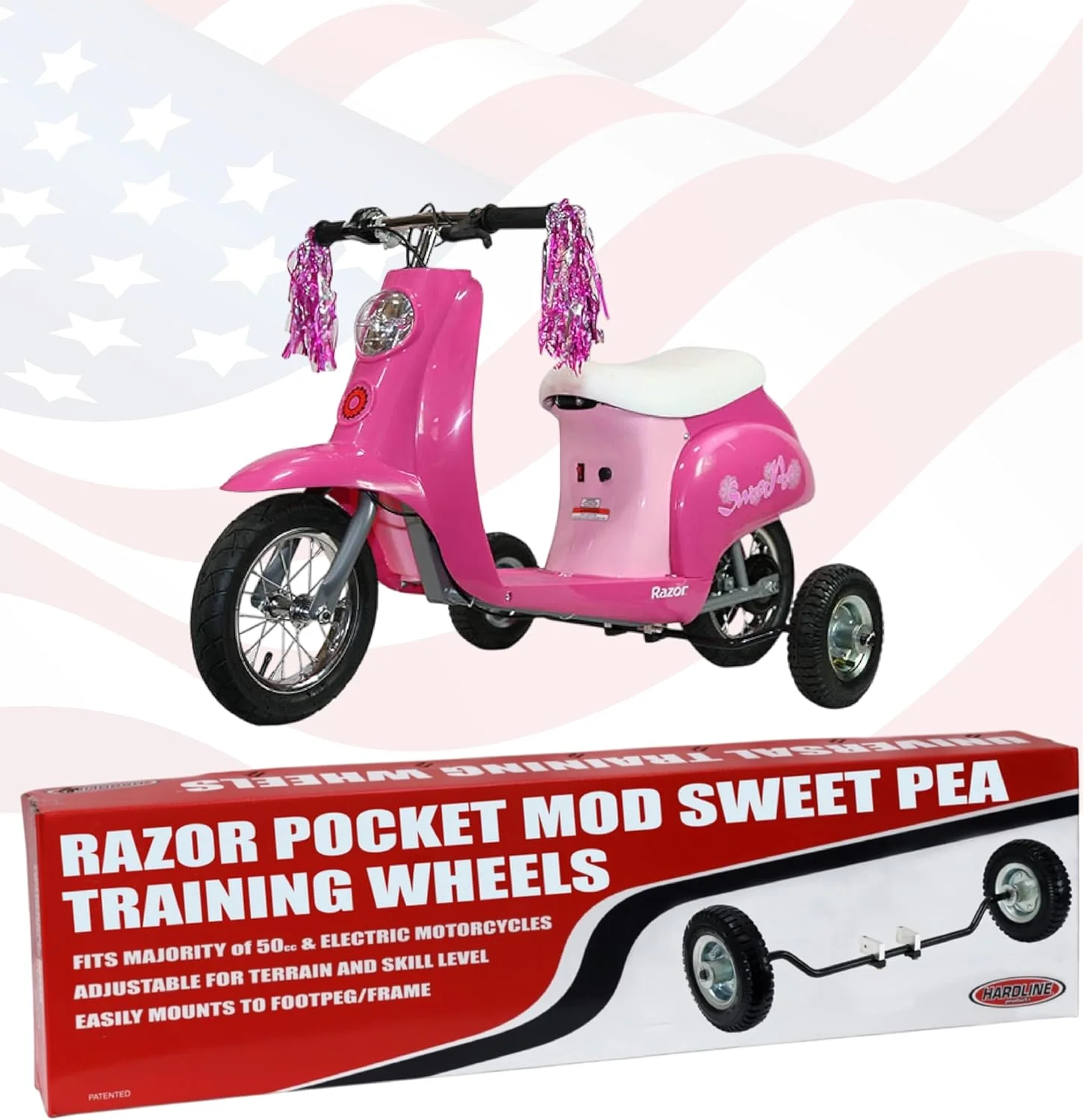Wheels for Tots Training Wheels for Razor Pocket Mod Scooter - Image 5