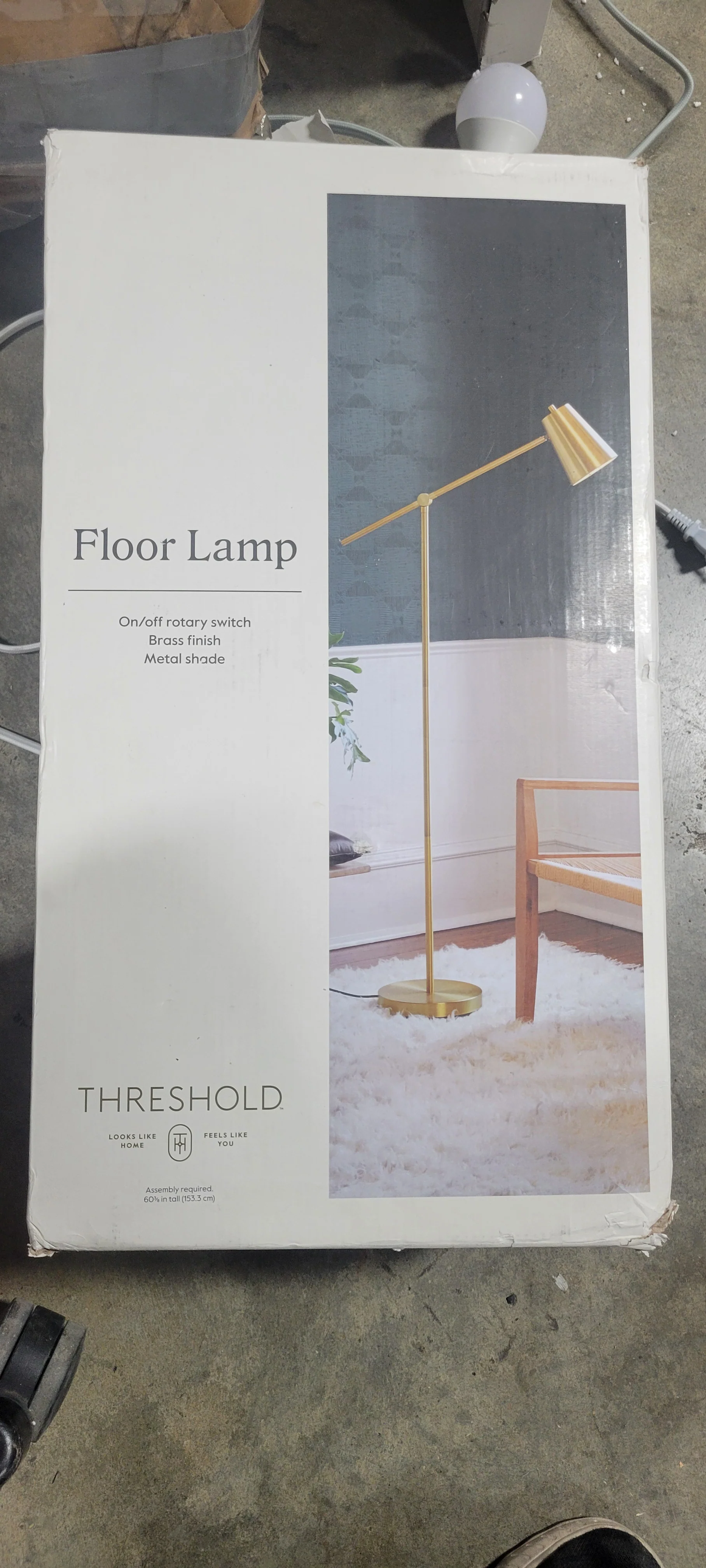 Cantilever Floor Lamp (Brass Finish) - Image 3