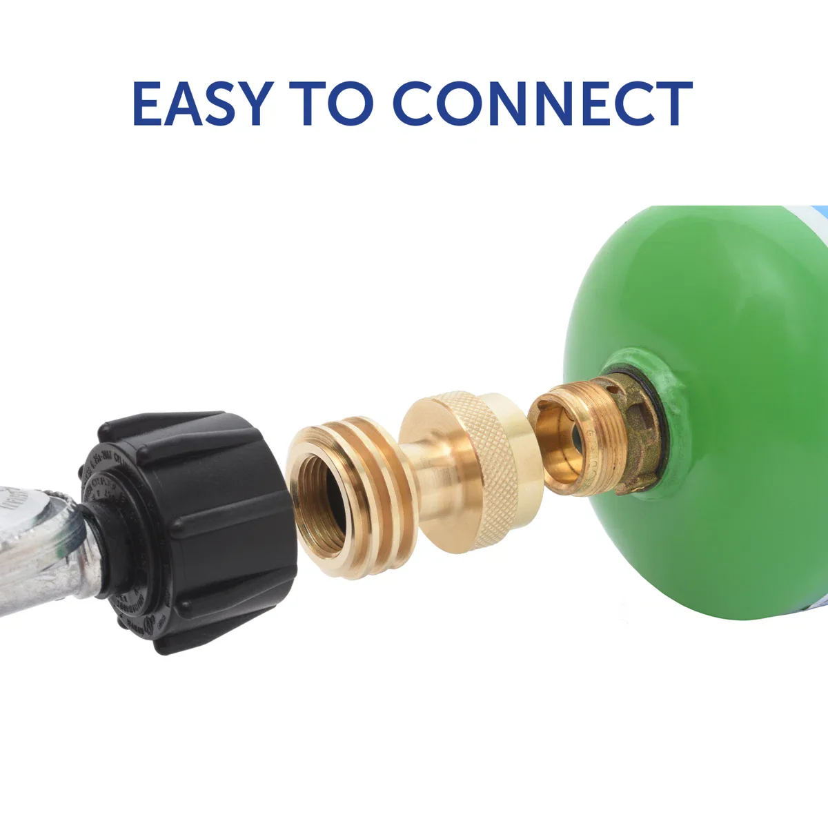 Propane Tank Adapter, 20LB to 1LB Converter, Use 1LB Propane Tanks when Runs Out - Image 4