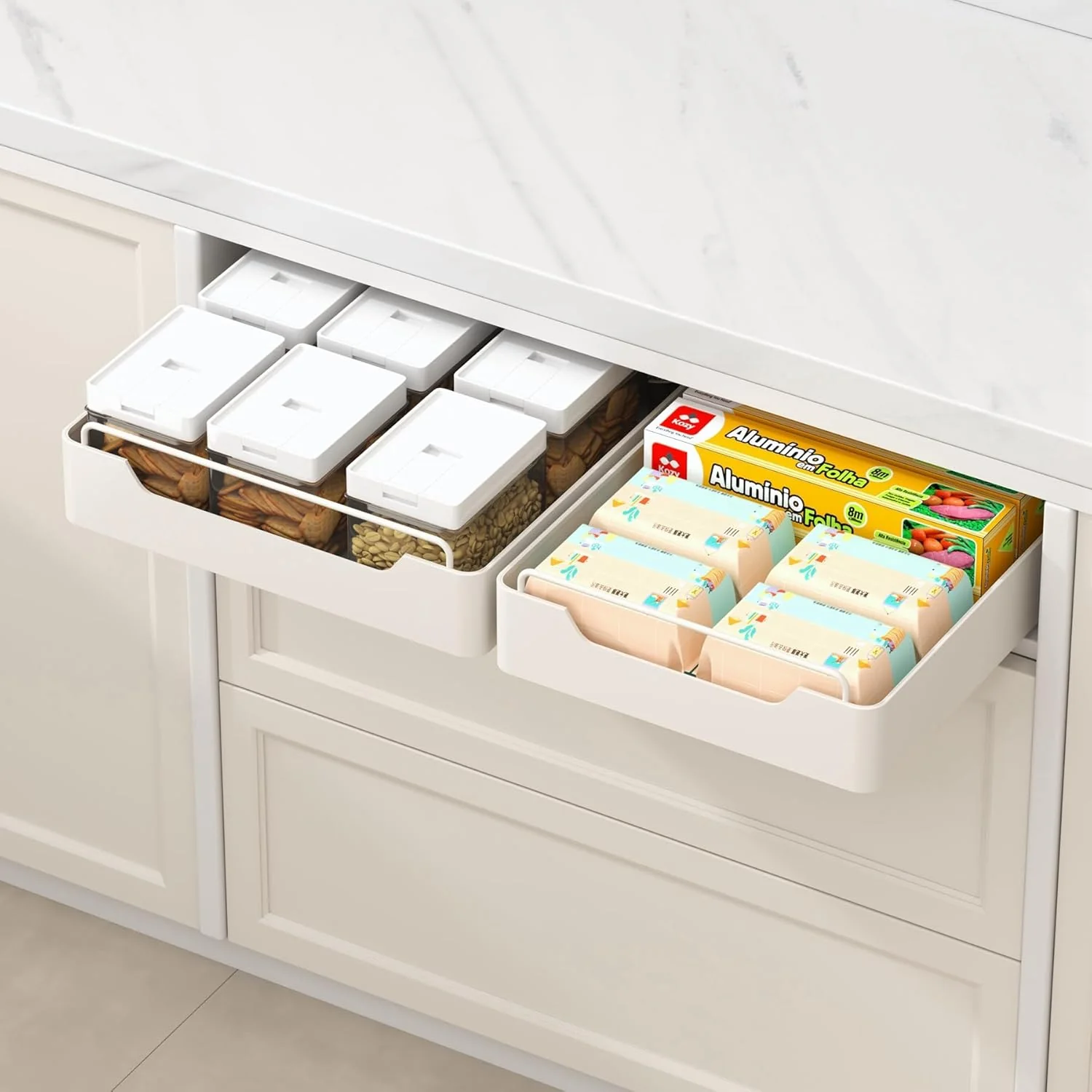 Pull Out Drawers Sliding Cabinet Organizer 1 Pack - Image 3