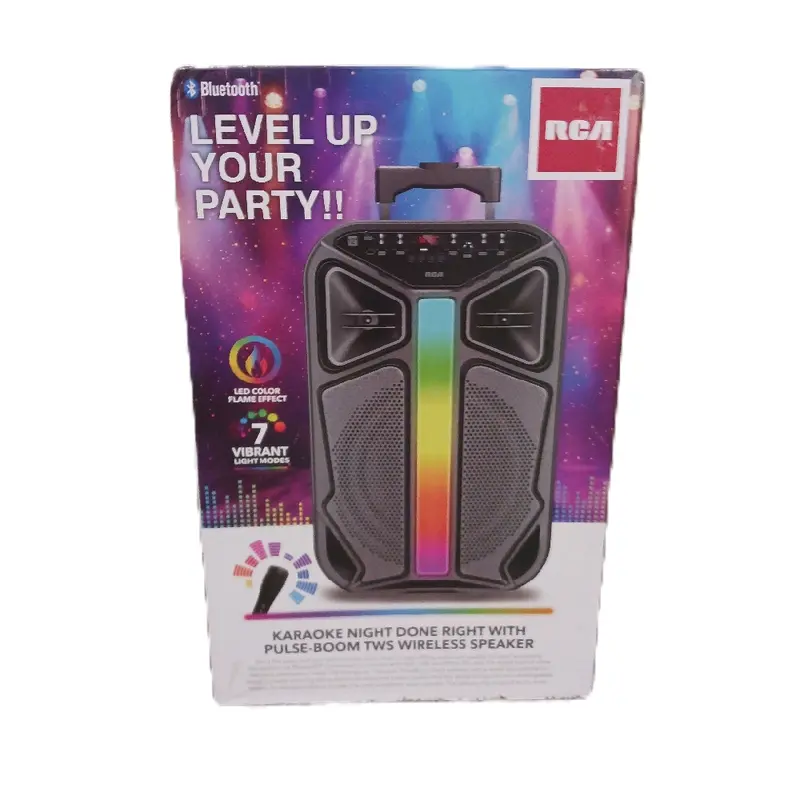 Pulse Boom Led Party Speakers - Colorful Design