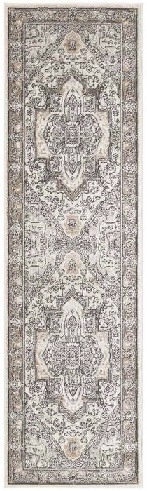 Quarry Ivory Grey Taupe 2'2" x 7'6" Area Rug,