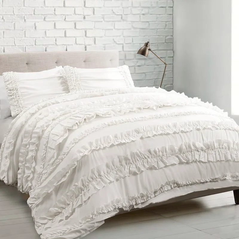 Belle Microfiber Traditional Comforter Set Queen - Image 2