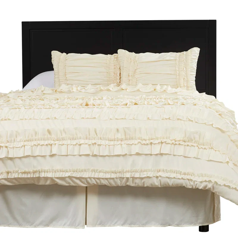 Belle Microfiber Traditional Comforter Set Queen - Image 3