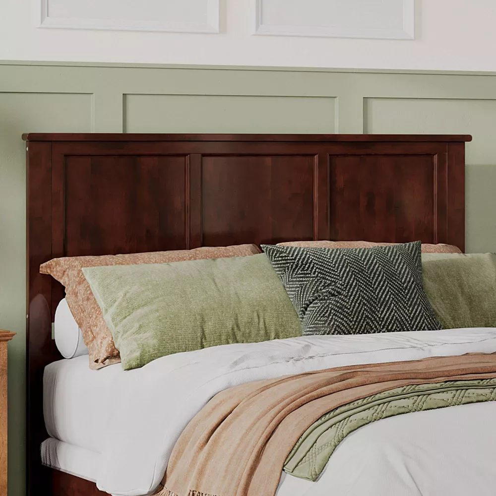 Madison Headboard Walnut Queen - Image 4
