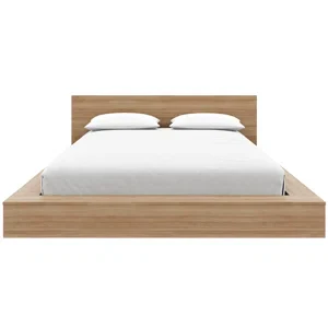 Makoa Low Platform Bed Set Queen