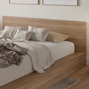 Makoa Low Platform Bed Set Queen - Image 4
