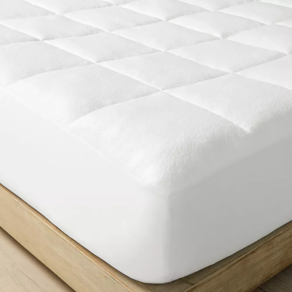 Queen Memory Foam & Down Alternative Mattress Pad - Image 5