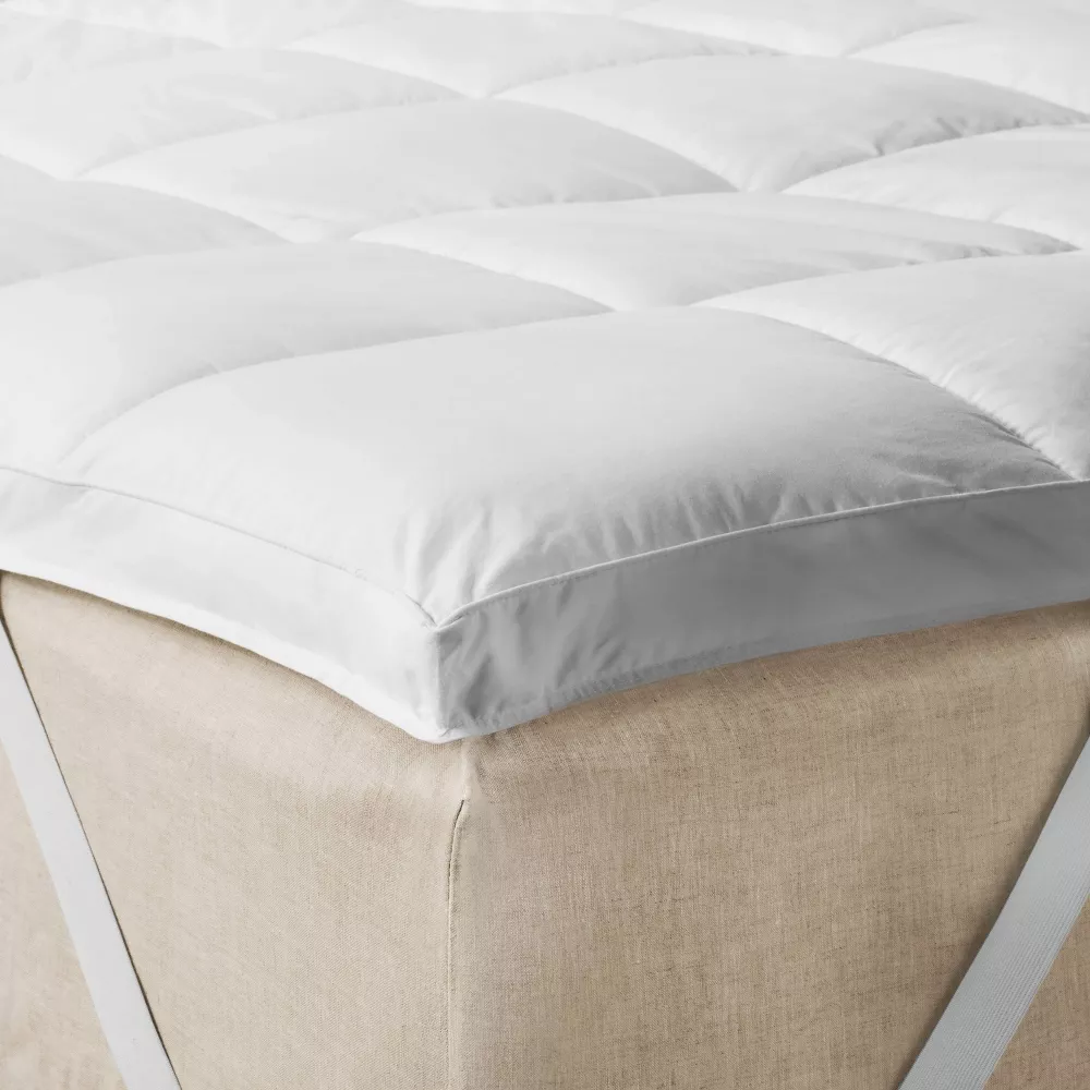 Queen Ultra Loft Down Alternative Mattress Topper - Hypoallergenic Cotton - Image 5